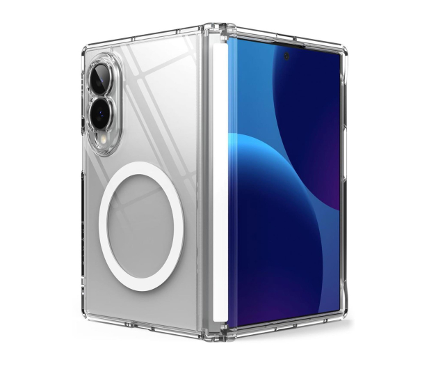 Ringke Fusion Flap Magnetic Magsafe do Galaxy Z Fold 8 Clear - 1571599 - zdjęcie 2